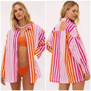 • Beach Riot Alexa Swim Cover-Up Top • Plus Size 1x